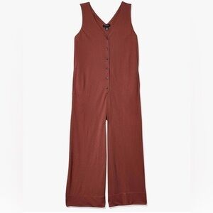 Club Monaco A-Line Knit Jumpsuit Red Size XS